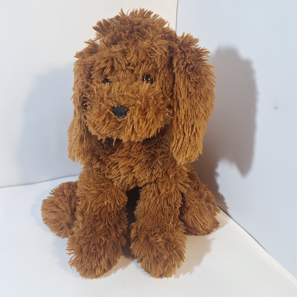Lord & Taylor Gund Labradoodle Dog Plush Stuffed Toy Brown Vintage 19 Inch 2003